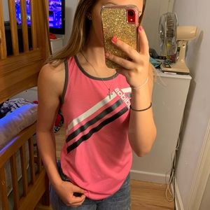 Pink Adidas tank top